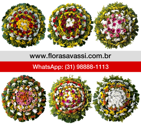 Velório Flamengo Coroas de flores cemitério Flamengo Contagem MG coroa